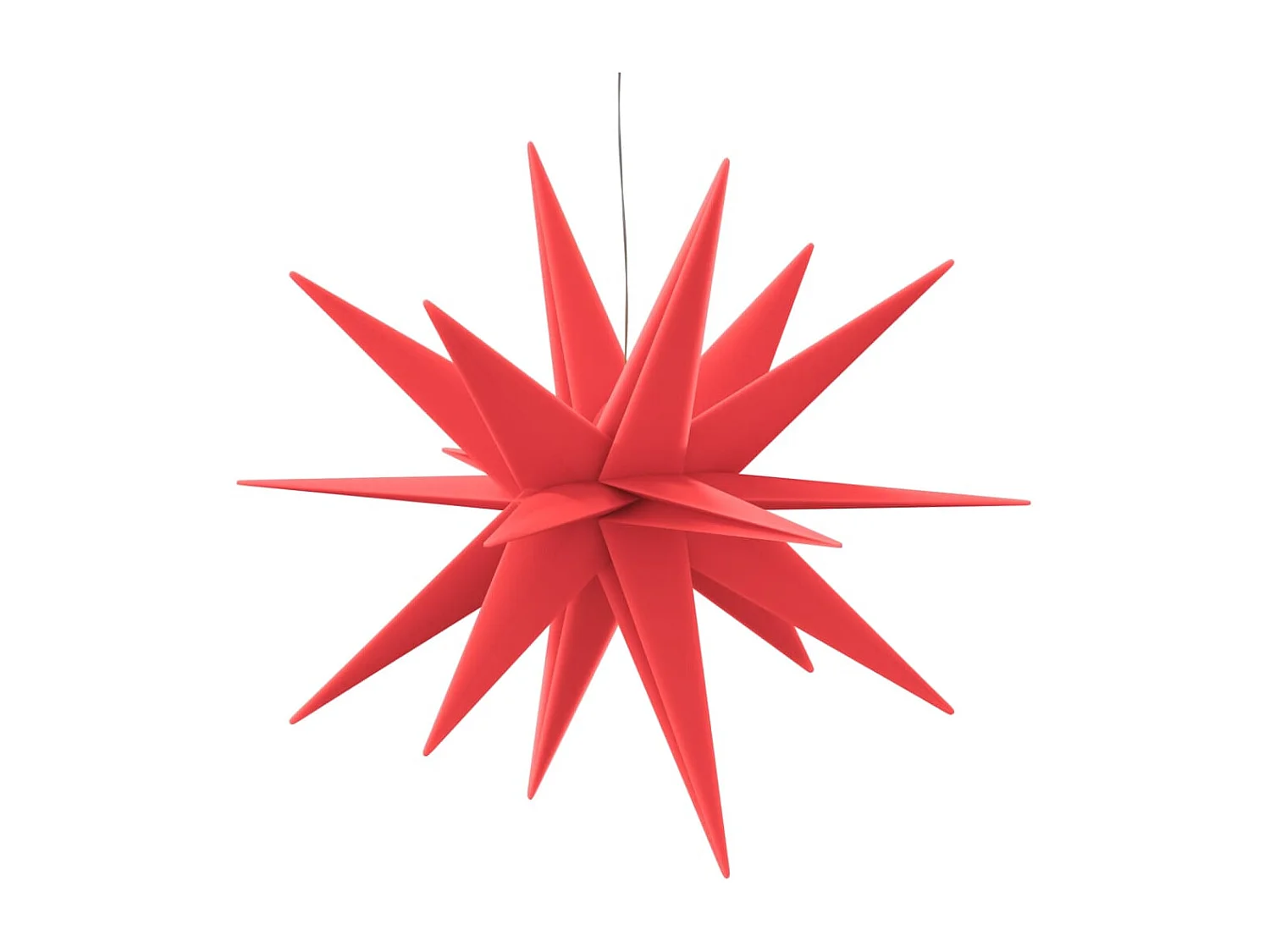 Weihnachtslicht mit roter faltbarer LED 57 cm