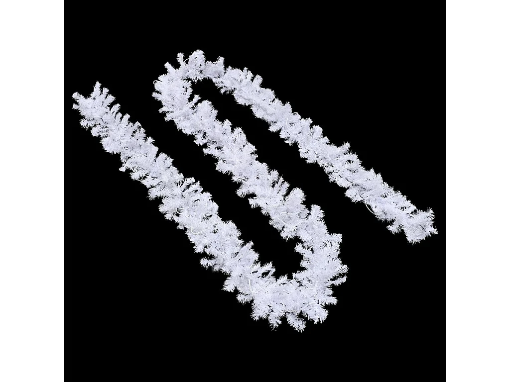 Guirlande de Noël avec lumières LED 10 m Blanc