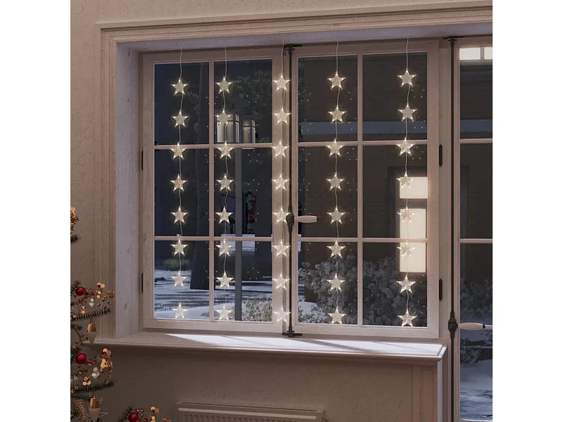 Ghirlanda di luci stellari a LED 200LED Bianco caldo 8 funzioni