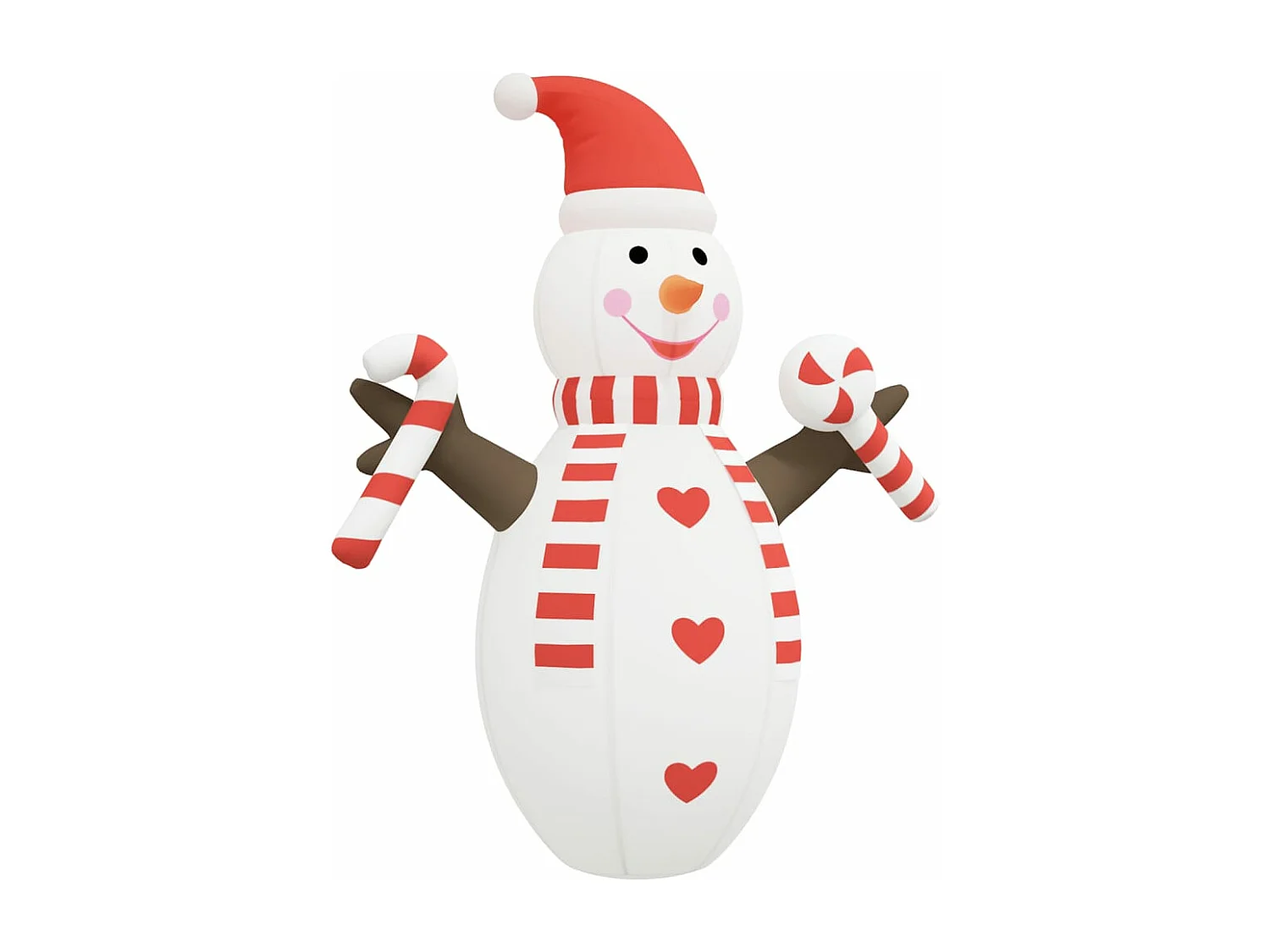Bonhomme de neige gonflable de Noël avec LED 630 cm