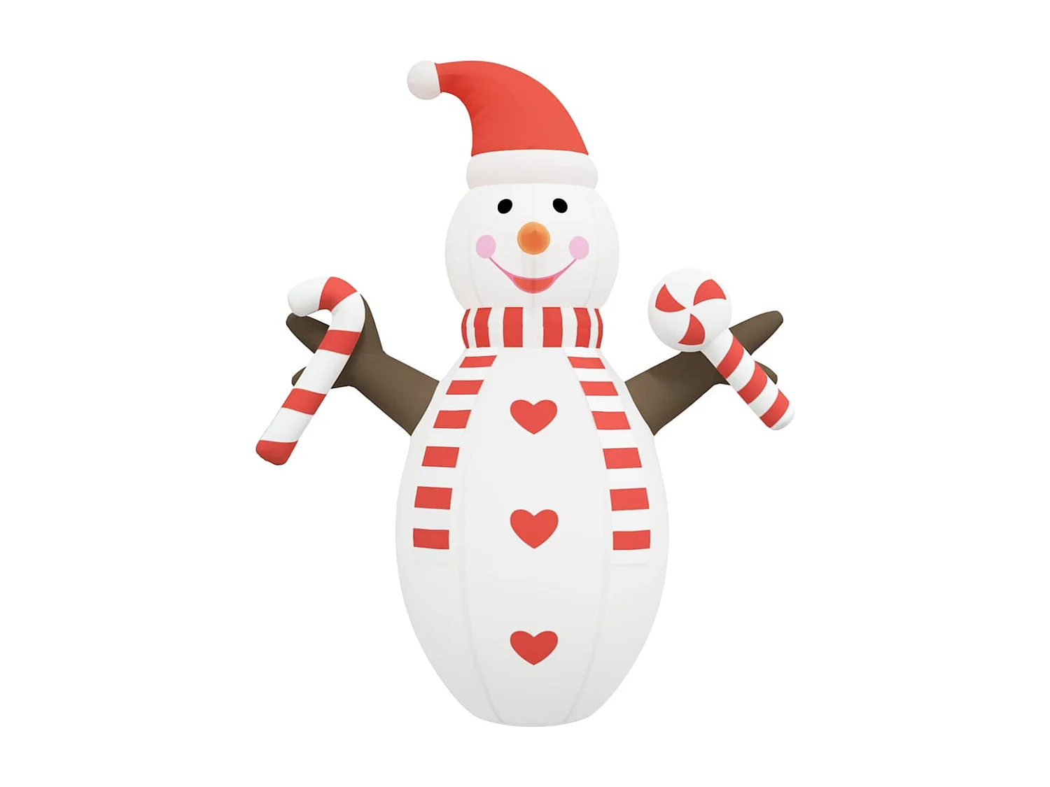 Bonhomme de neige gonflable de Noël avec LED 630 cm