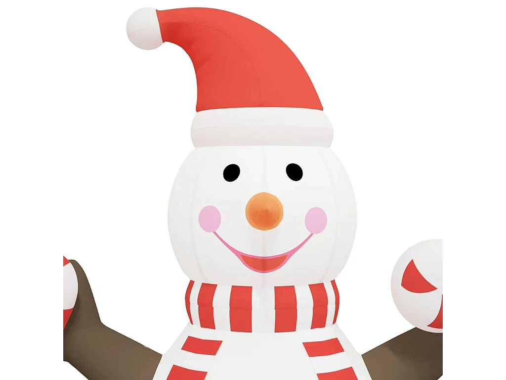 Bonhomme de neige gonflable de Noël avec LED 630 cm