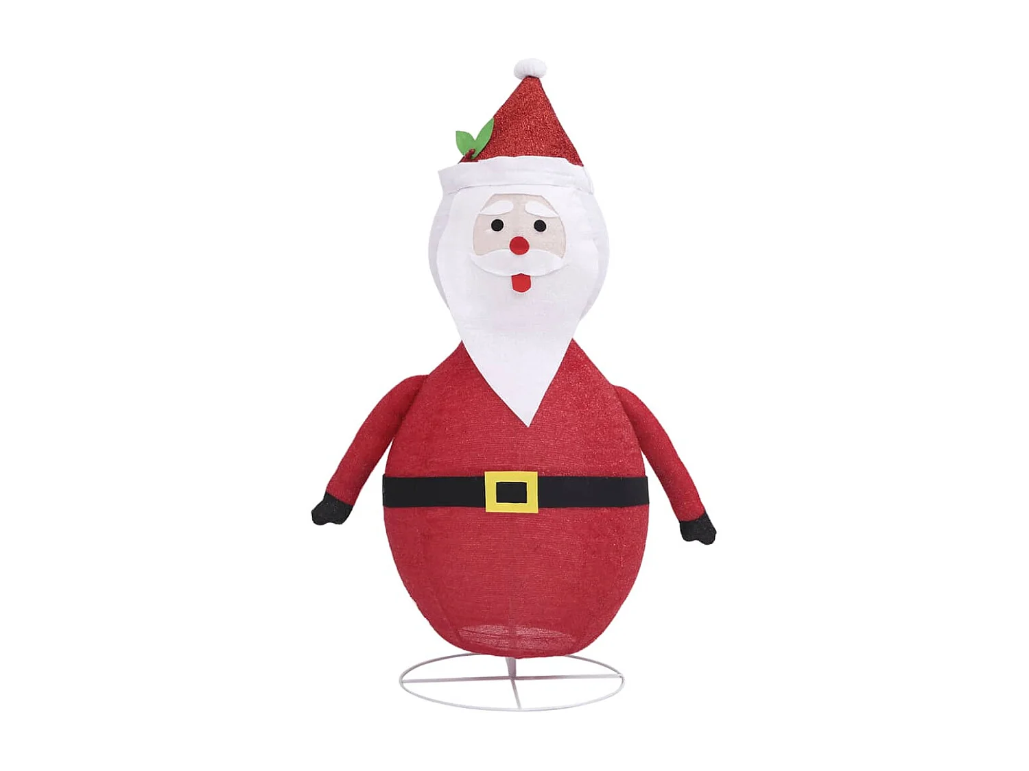 Décoration de Noël Figurine Père Noël LED Tissu de luxe 120 cm