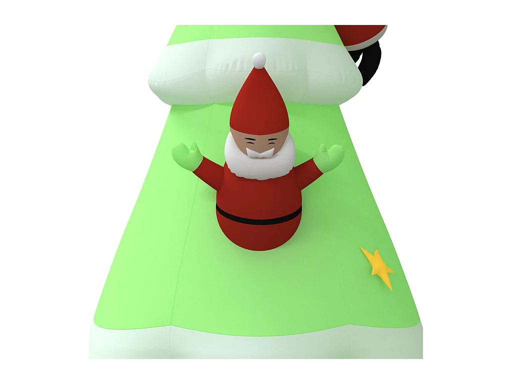 Arbre de Noël gonflable avec LED 500 cm