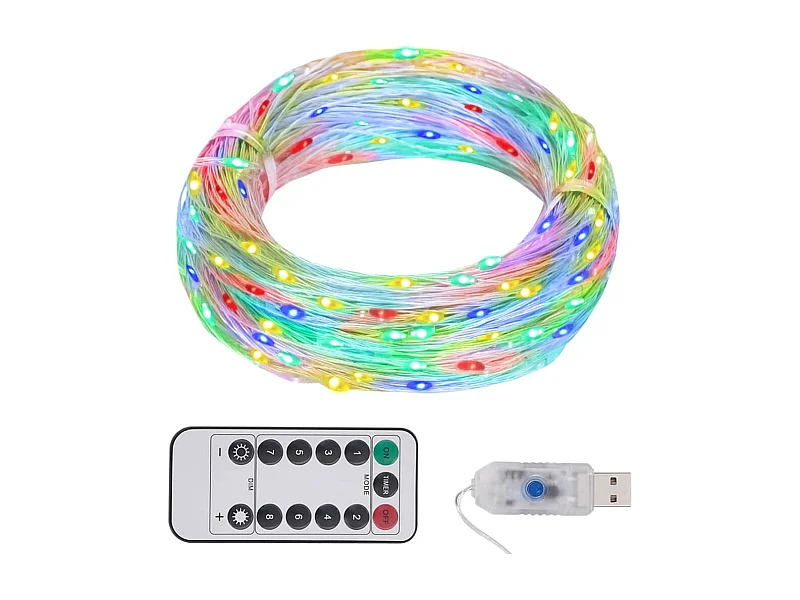 LED-slinger met 300 meerkleurige LED's 30 m