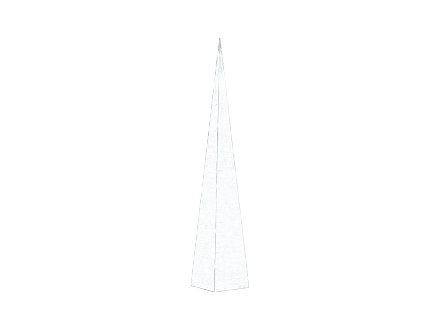 Cône lumineux décoratif à LED Acrylique Blanc froid 90 cm
