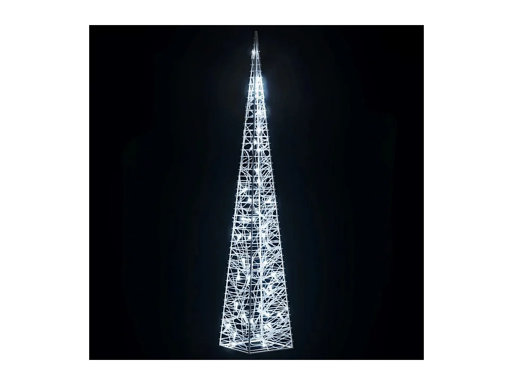 Cône lumineux décoratif à LED Acrylique Blanc froid 90 cm