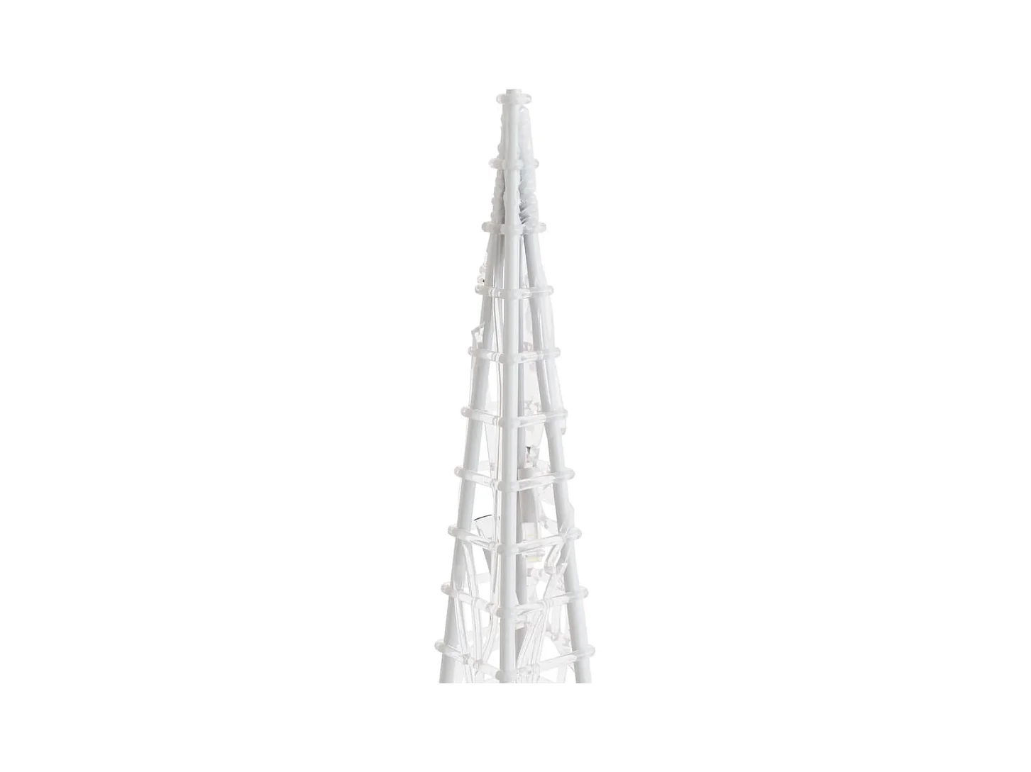 Cône lumineux décoratif à LED Acrylique Blanc froid 90 cm