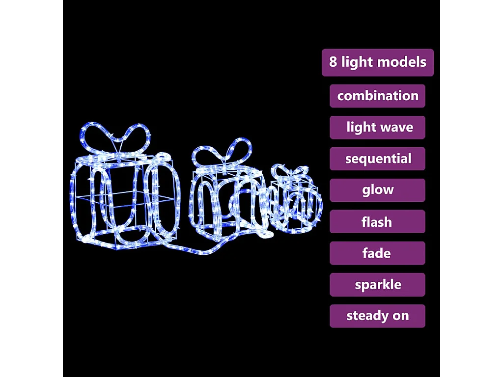 Decorazione natalizia con 180 LED per interni ed esterni