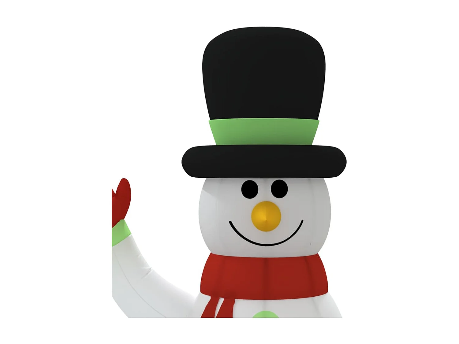 Famille de bonhommes de neige gonflable avec LED 500 cm