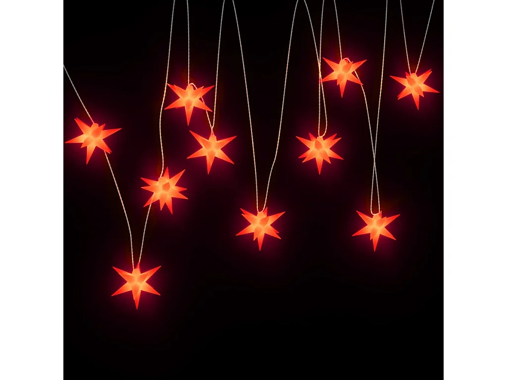 Lumière de Noël 10 LED rouge 10 cm