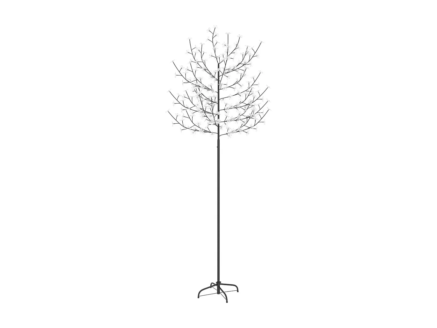 Sapin de Noël 220 LED blanc froid Cerisier en fleurs 220 cm