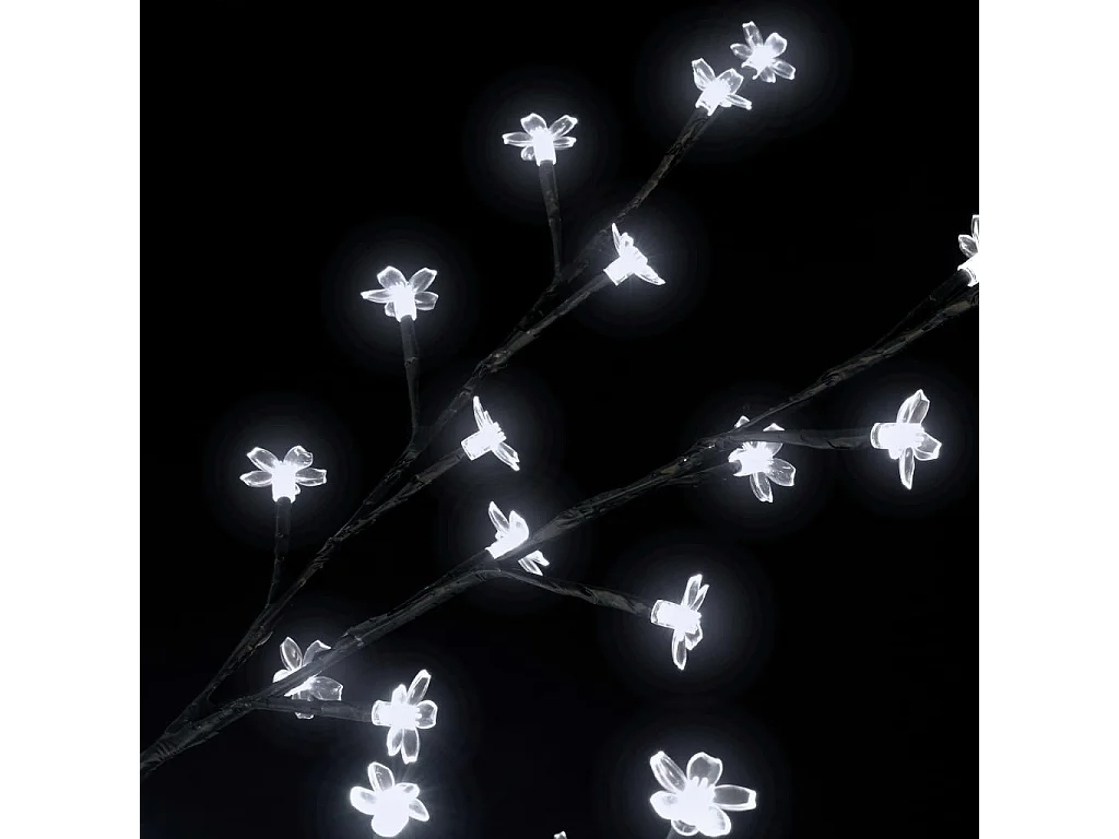 Sapin de Noël 220 LED blanc froid Cerisier en fleurs 220 cm