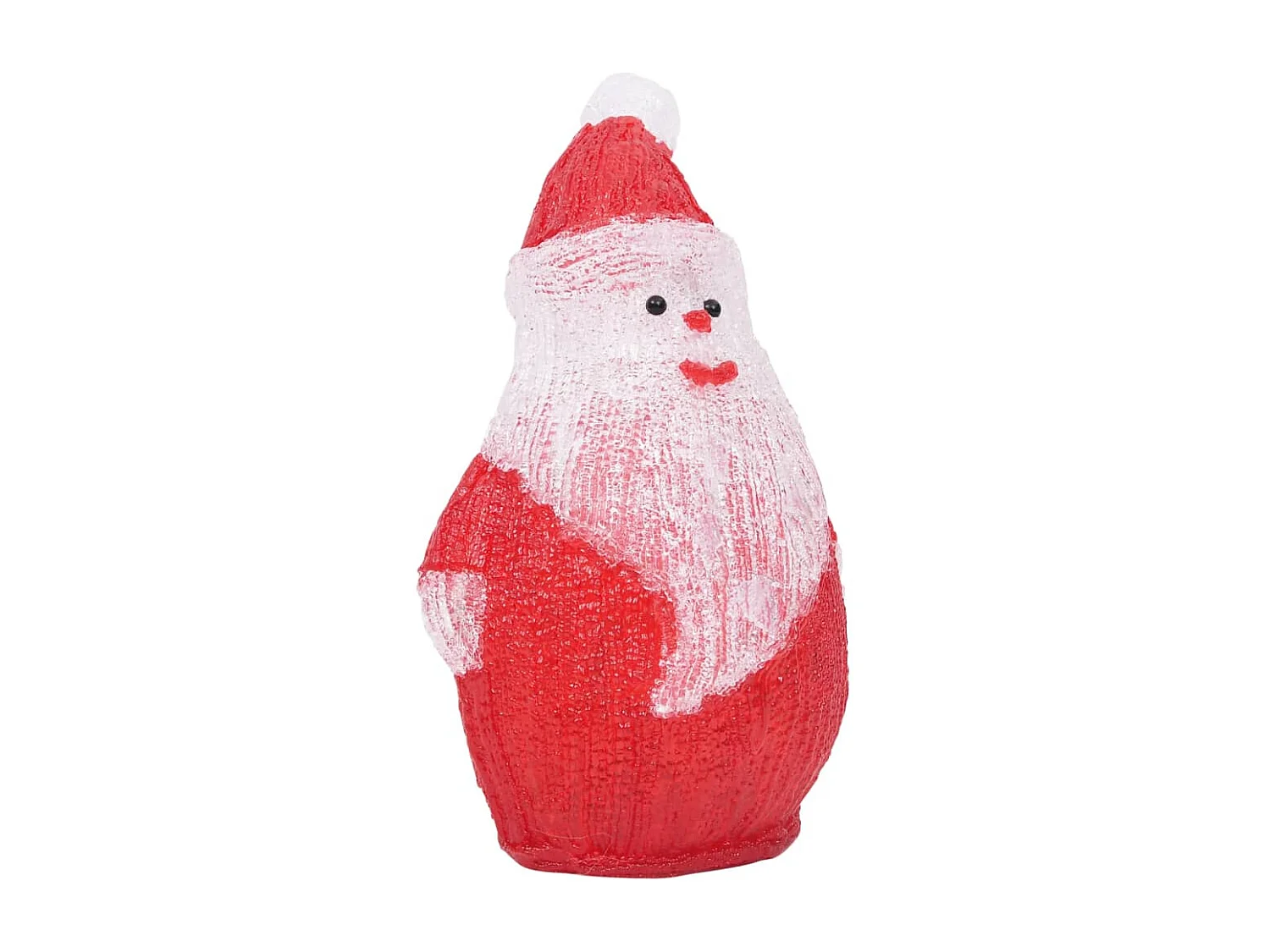 Santa Claus Silhouette LED Acryl Indoor/Outdoor 28 cm