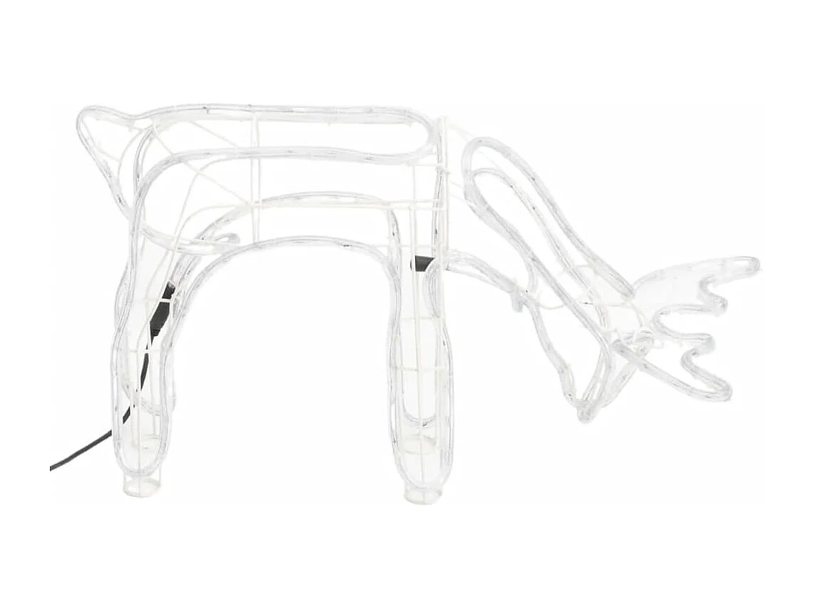 Renna di Natale Bianco freddo 73x31x45 cm