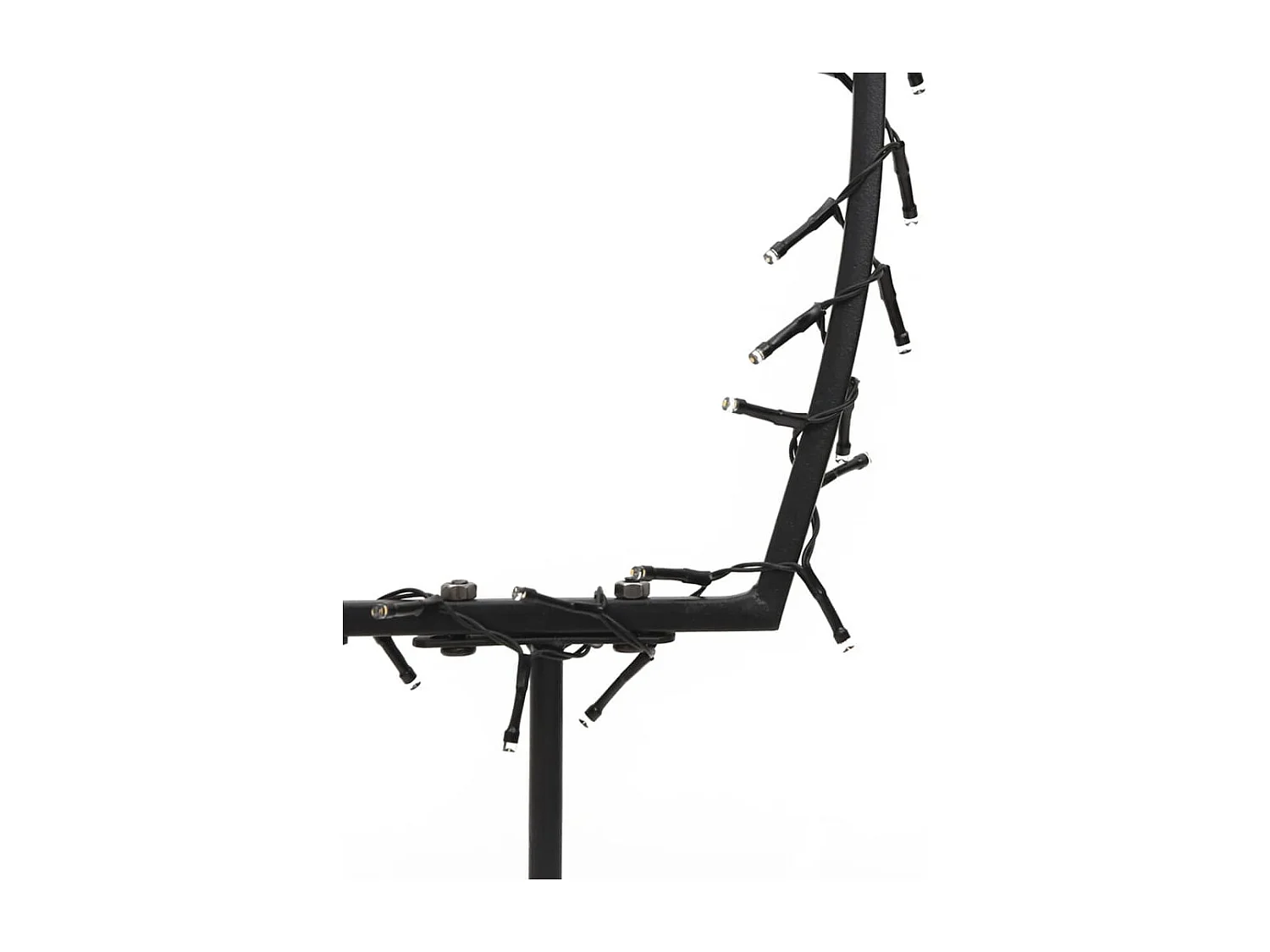 Décoration lumineuse météore de Noël avec piquets 80 LED 62 cm