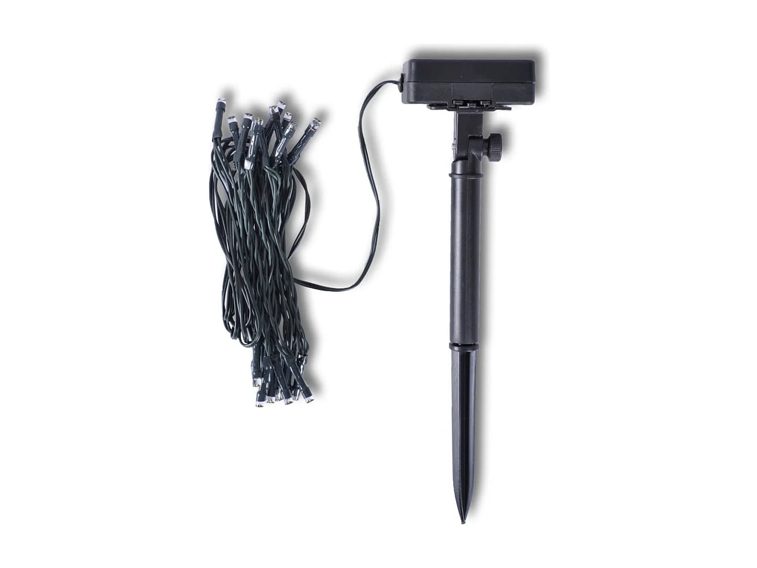 2 pièce de boule 27 cm avec guirlande lumineuse solaire 24 LED