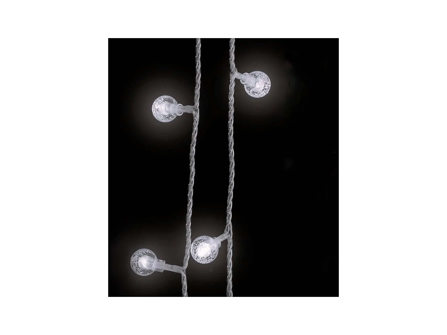 Guirlande lumineuse Globe 20 m 200 LED Blanc froid 8 fonctions