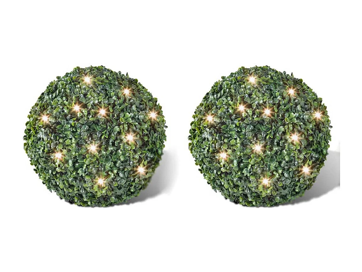 palline da 35 cm con ghirlanda di luce solare da 24 LED