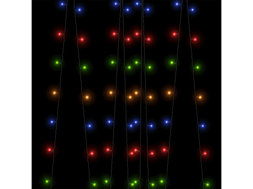 Luci Solari 5 pz 5x200 LED Multicolor Interni Esterni