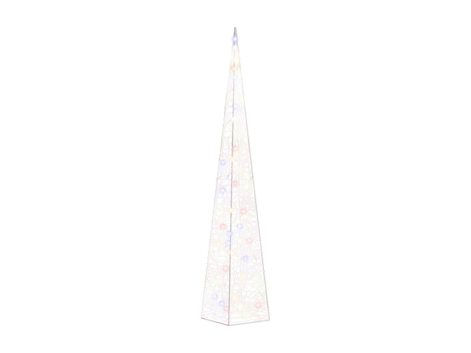Cono de luz LED decorativo Acrílico Multicolor 90 cm