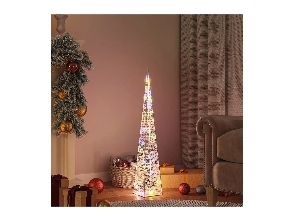 Decoratieve LED lichtkegel Acryl Veelkleurig 90 cm