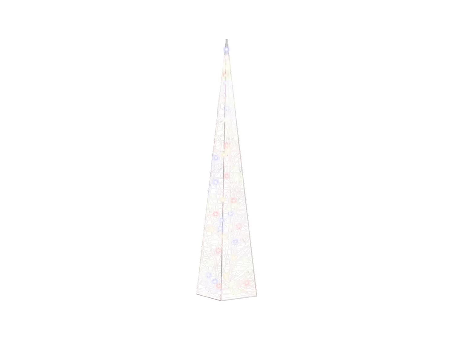 Dekorativer LED-Lichtkegel Acryl Mehrfarbig 90 cm