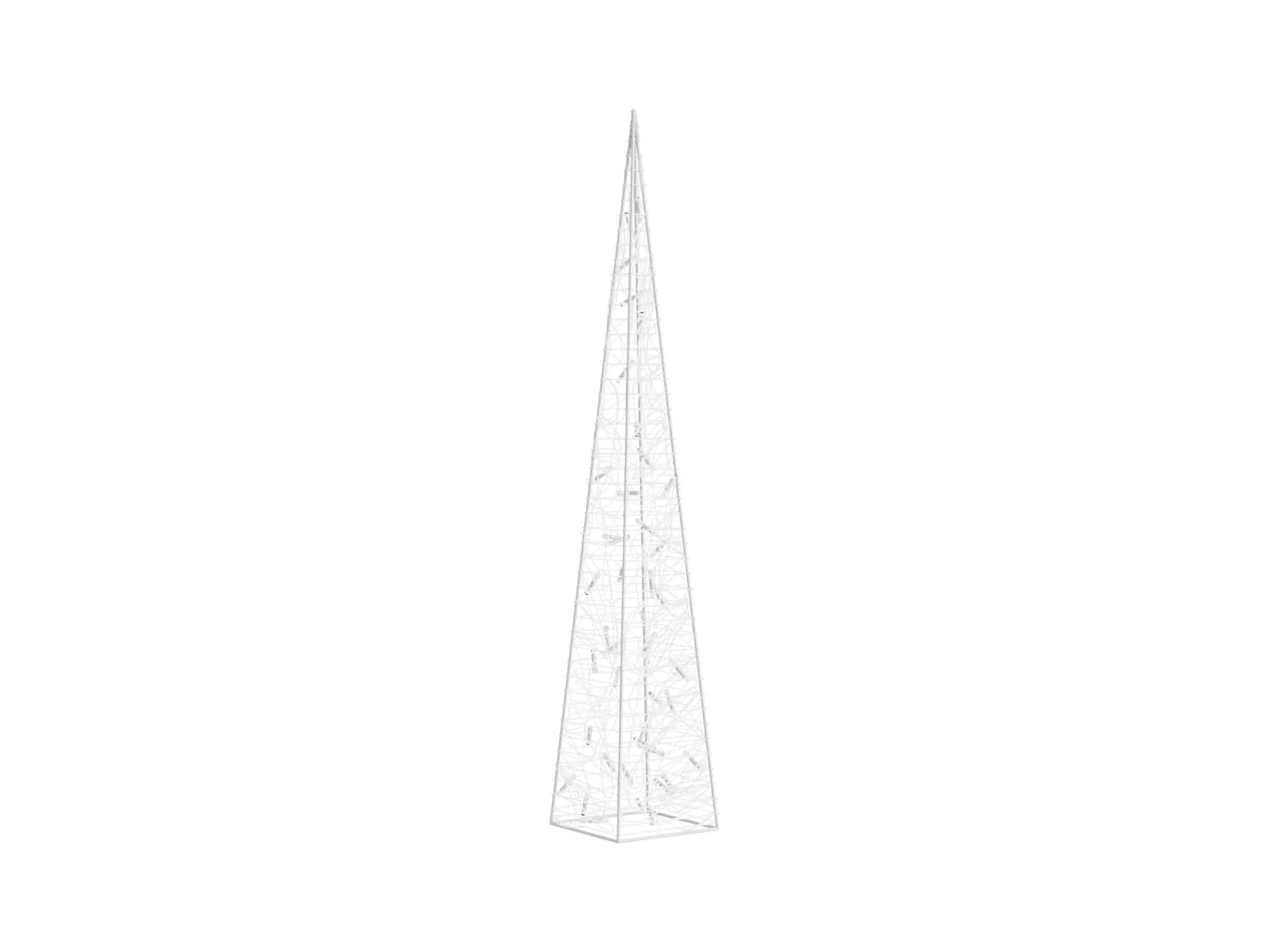 Dekorativer LED-Lichtkegel Acryl Mehrfarbig 90 cm