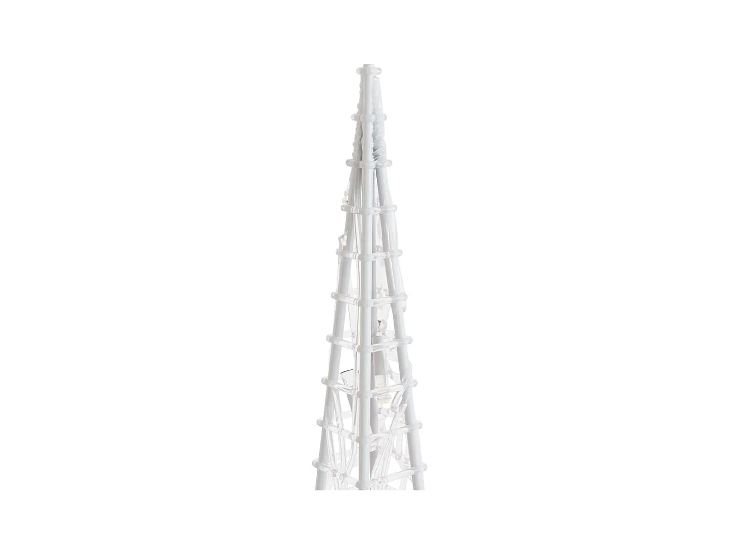Dekorativer LED-Lichtkegel Acryl Mehrfarbig 90 cm