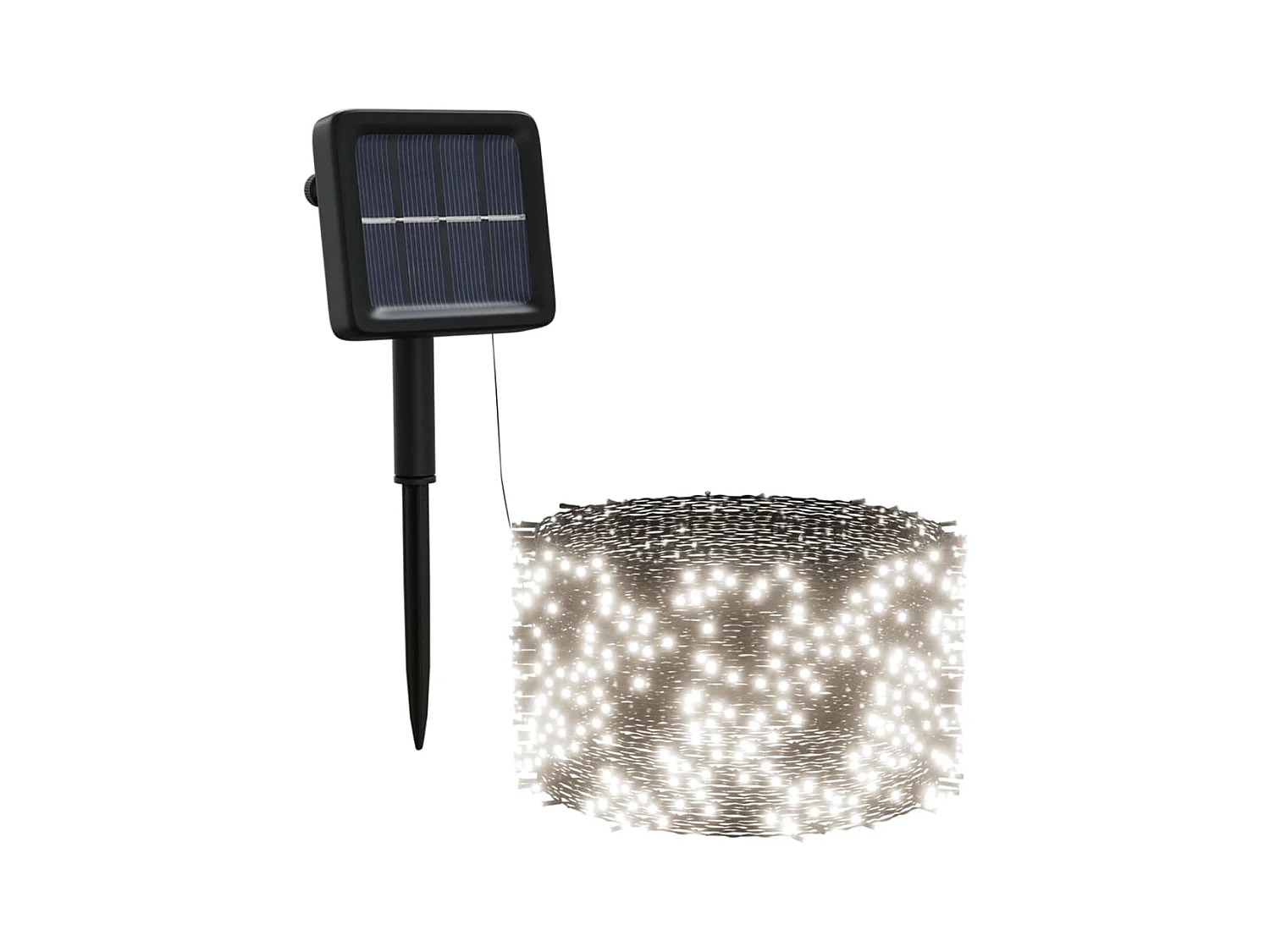 Solarleuchten 5 Stück 5x200 LED Kaltweiß Indoor Outdoor