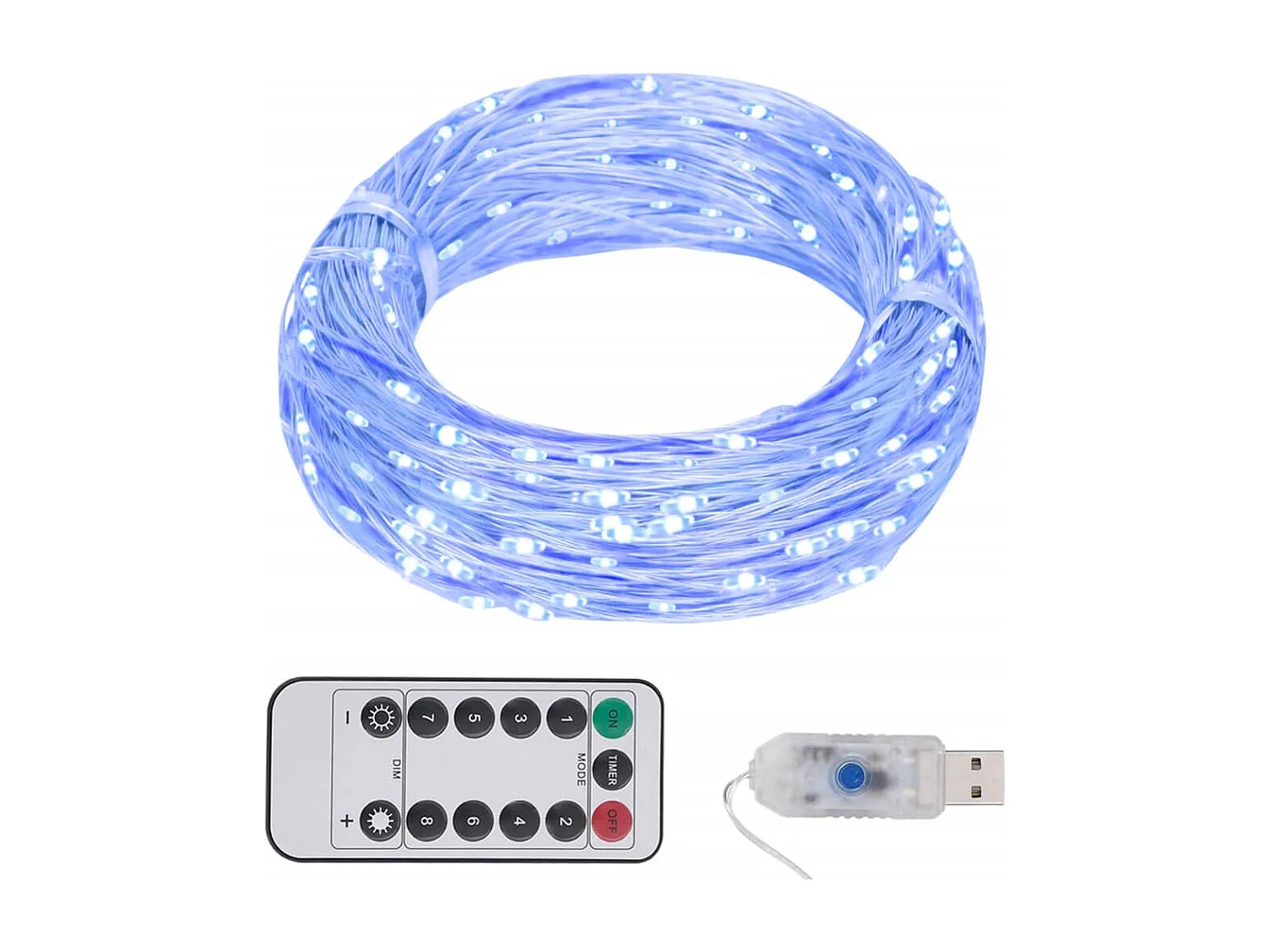 Guirnalda LED con 150 LED Azules 15 m