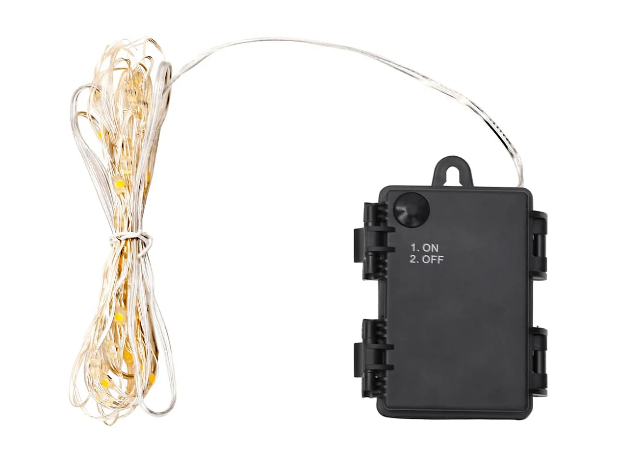 Catena luminosa a LED con 66 LED e ventola da 660 cm