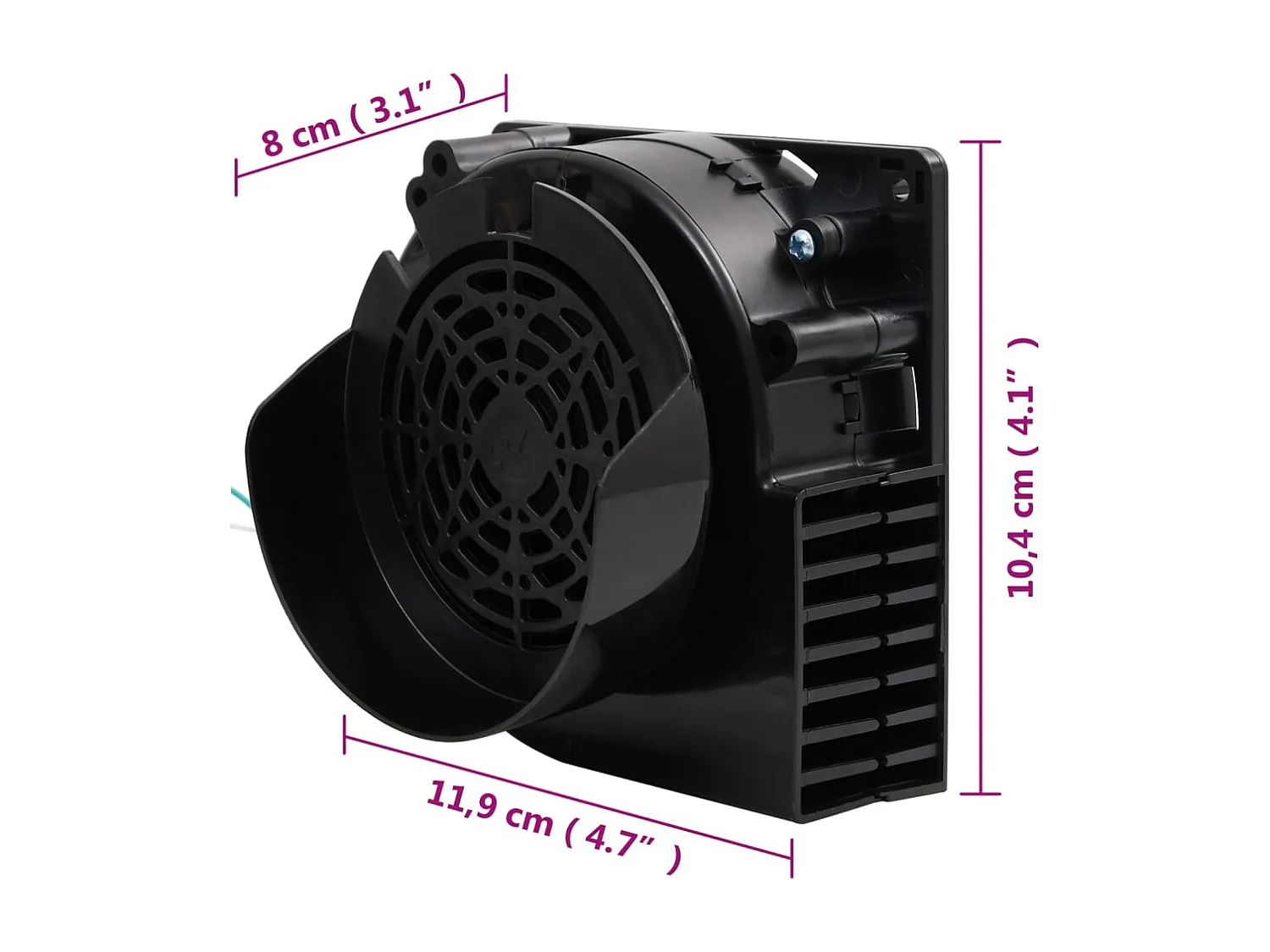 Guirlande lumineuse à LED avec 66 LED et ventilateur 660 cm