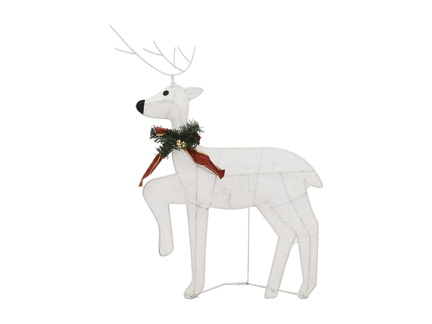 Rena de Natal 6 pcs Branco 120 LED