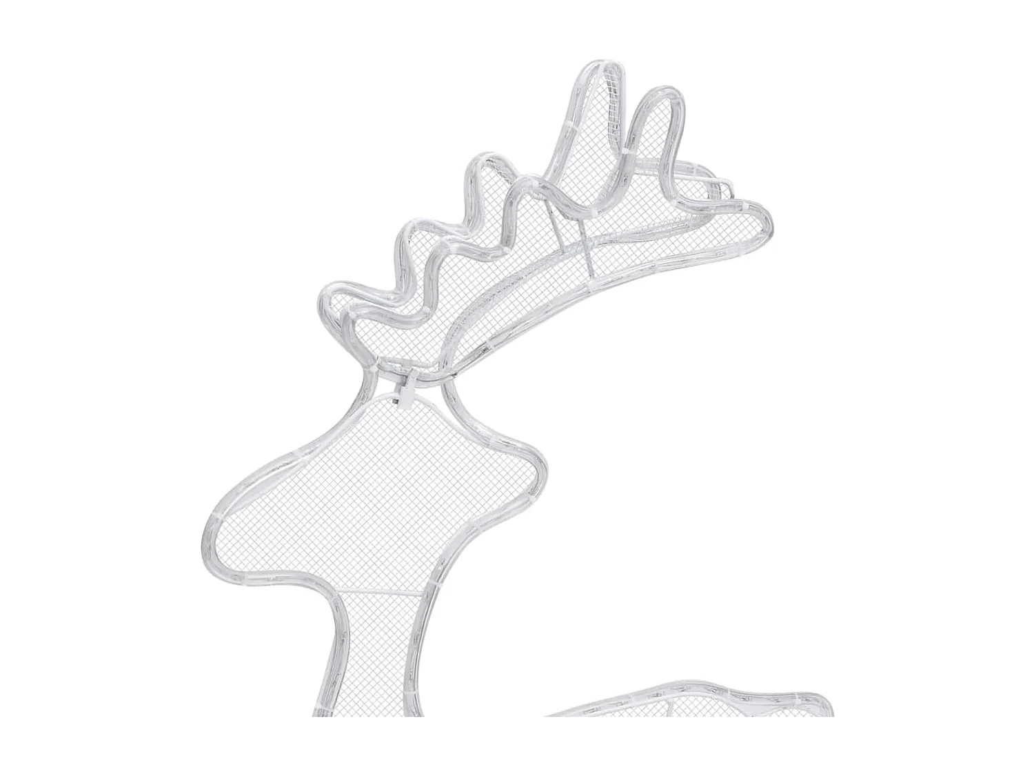 Décoration de Noël de renne avec maille 306 LED 60x24x89 cm