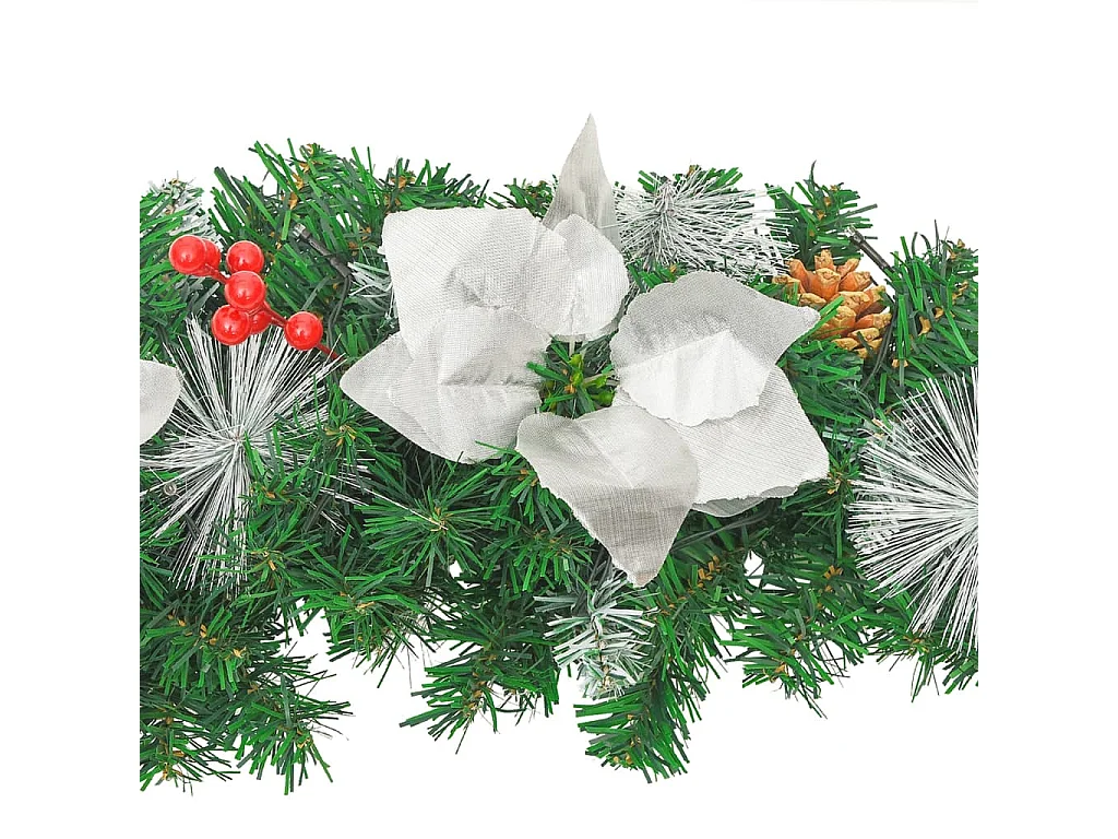 Arche de Noël avec lumières LED Vert 90 cm PVC