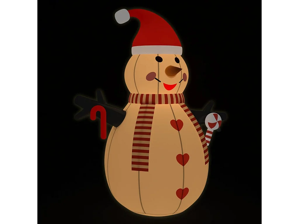 Bonhomme de neige gonflable avec LED 460 cm