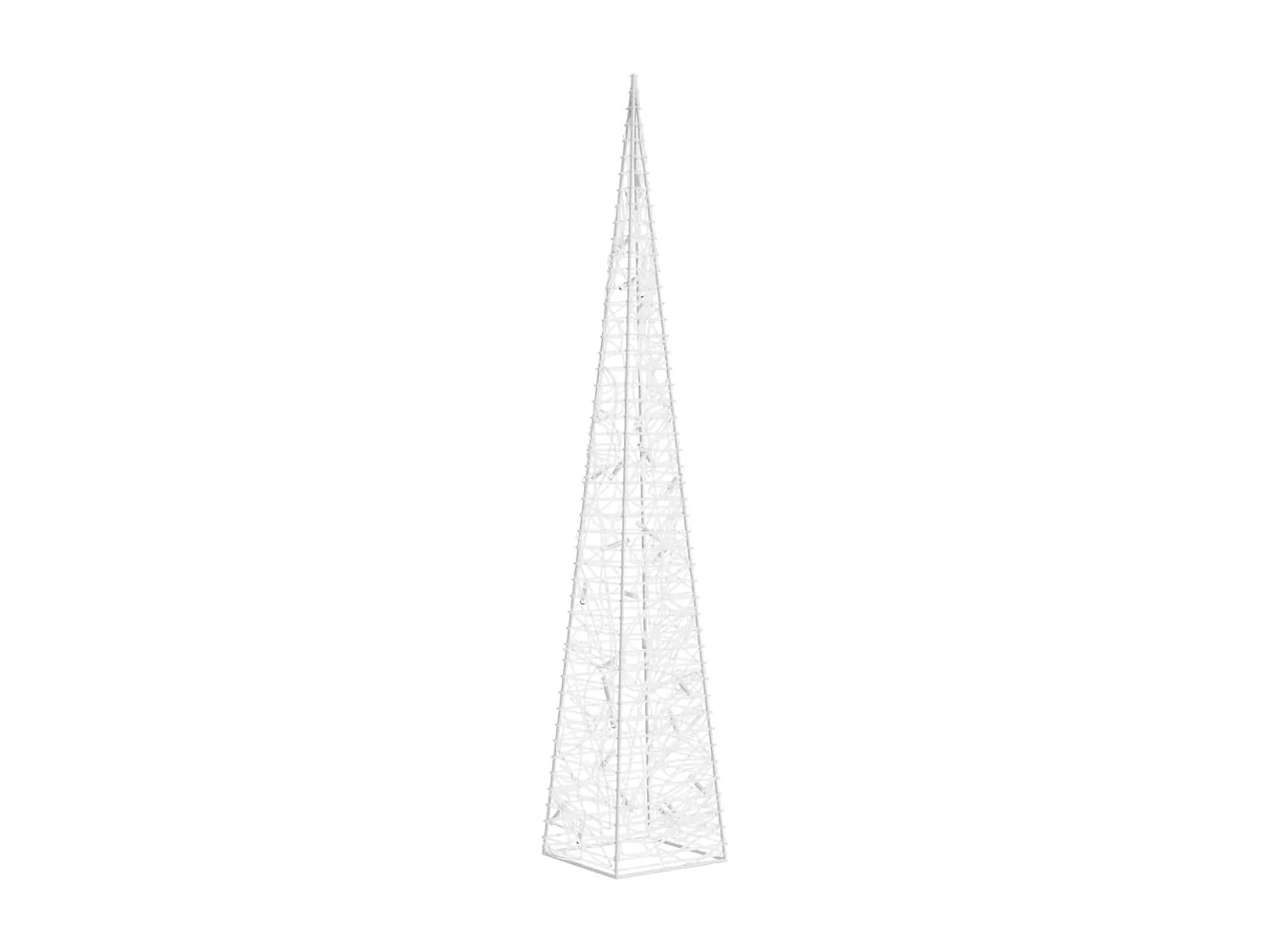 Cono de luz LED decorativo Acrílico Blanco frío 60 cm