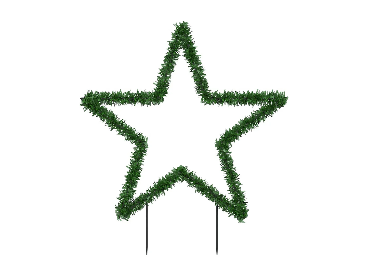 Decorazione luminosa stella di Natale con 80 picchetti LED 60 cm