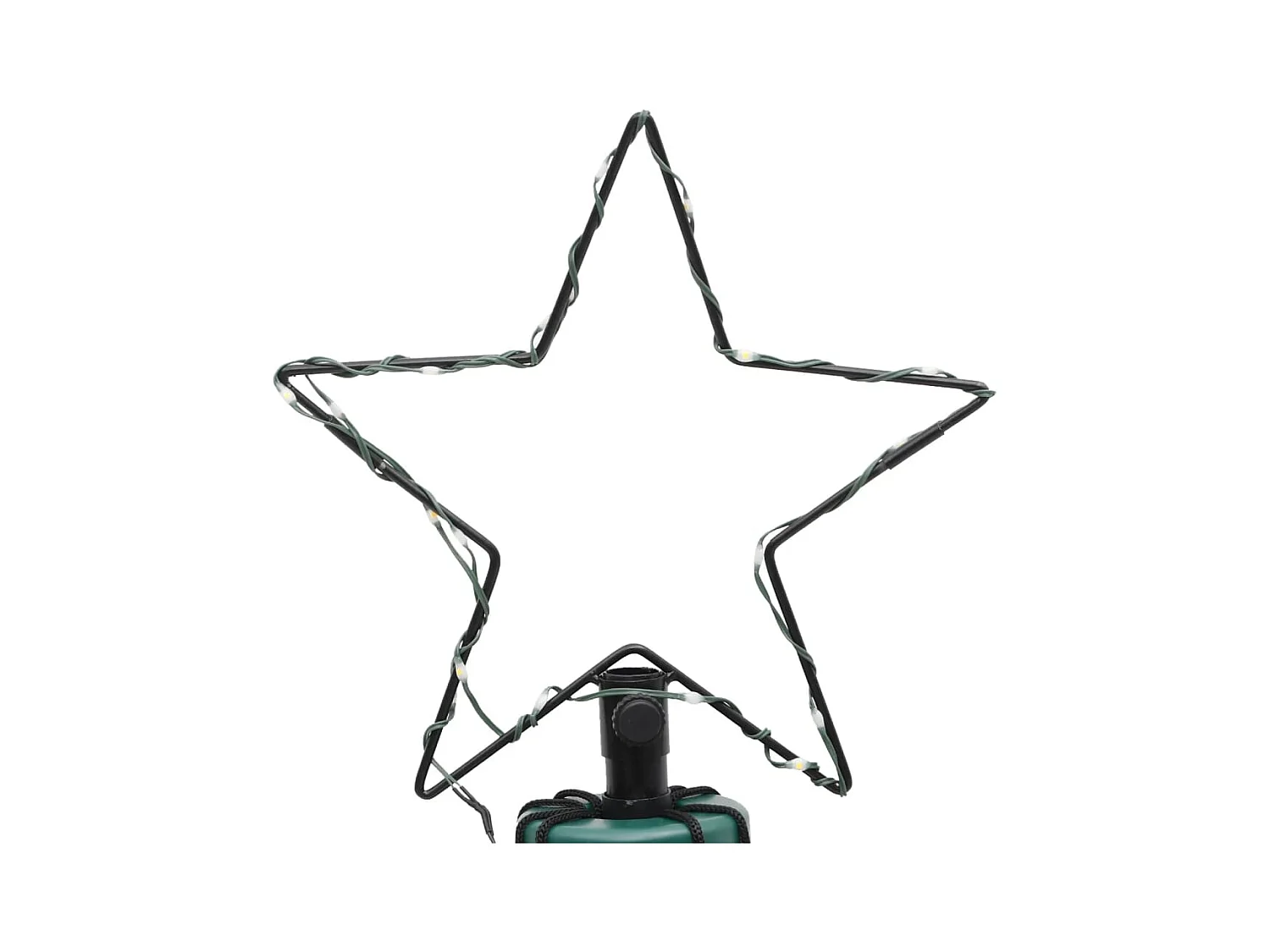 Konischer leuchtender Weihnachtsbaum 275 farbige LEDs 180 cm