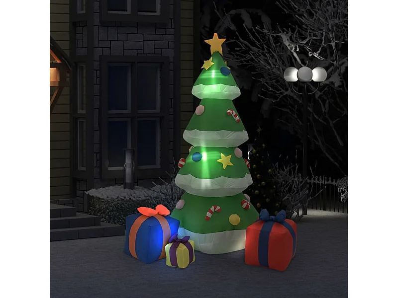 Albero di Natale gonfiabile con LED Int/Ext 240 cm