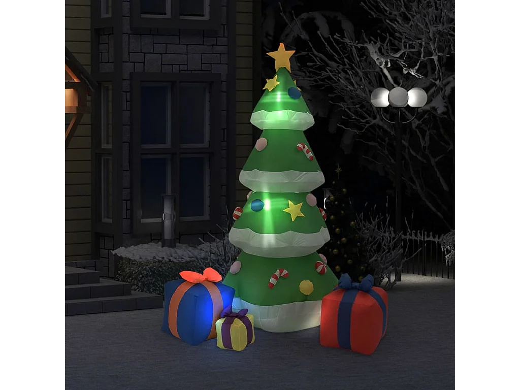 Albero di Natale gonfiabile con LED Int/Ext 240 cm