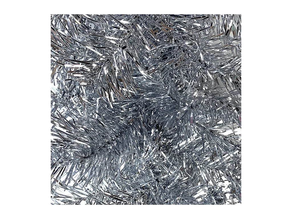 Guirlande de Noël avec lumières LED 20 m Argenté