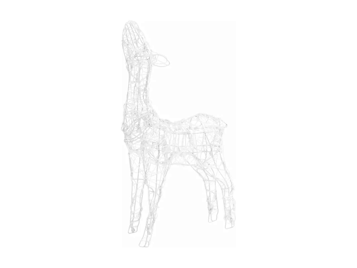 Decorazione della famiglia delle renne Acrilico 300 LED blu