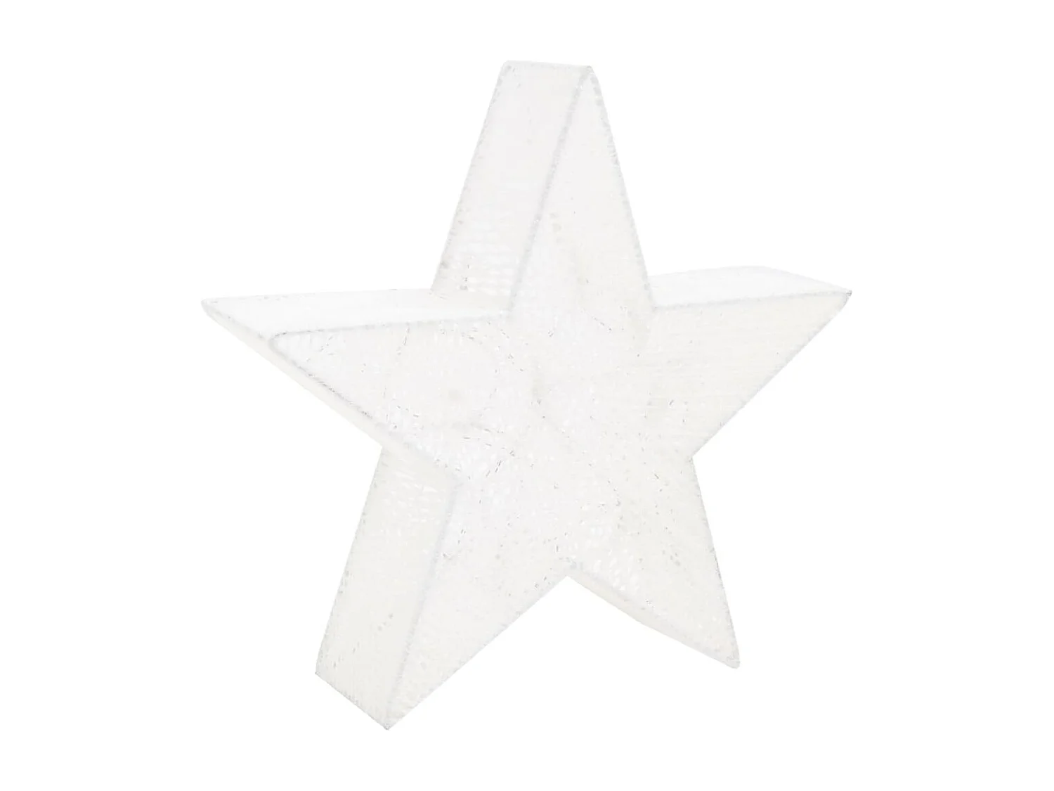 Étoile de décoration de Noël 3pcs Blanc LED Extérieur Intérieur