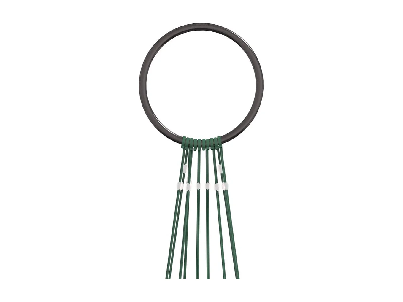 Árvore de Natal em mastro de bandeira 310 LED Branco quente 300 cm