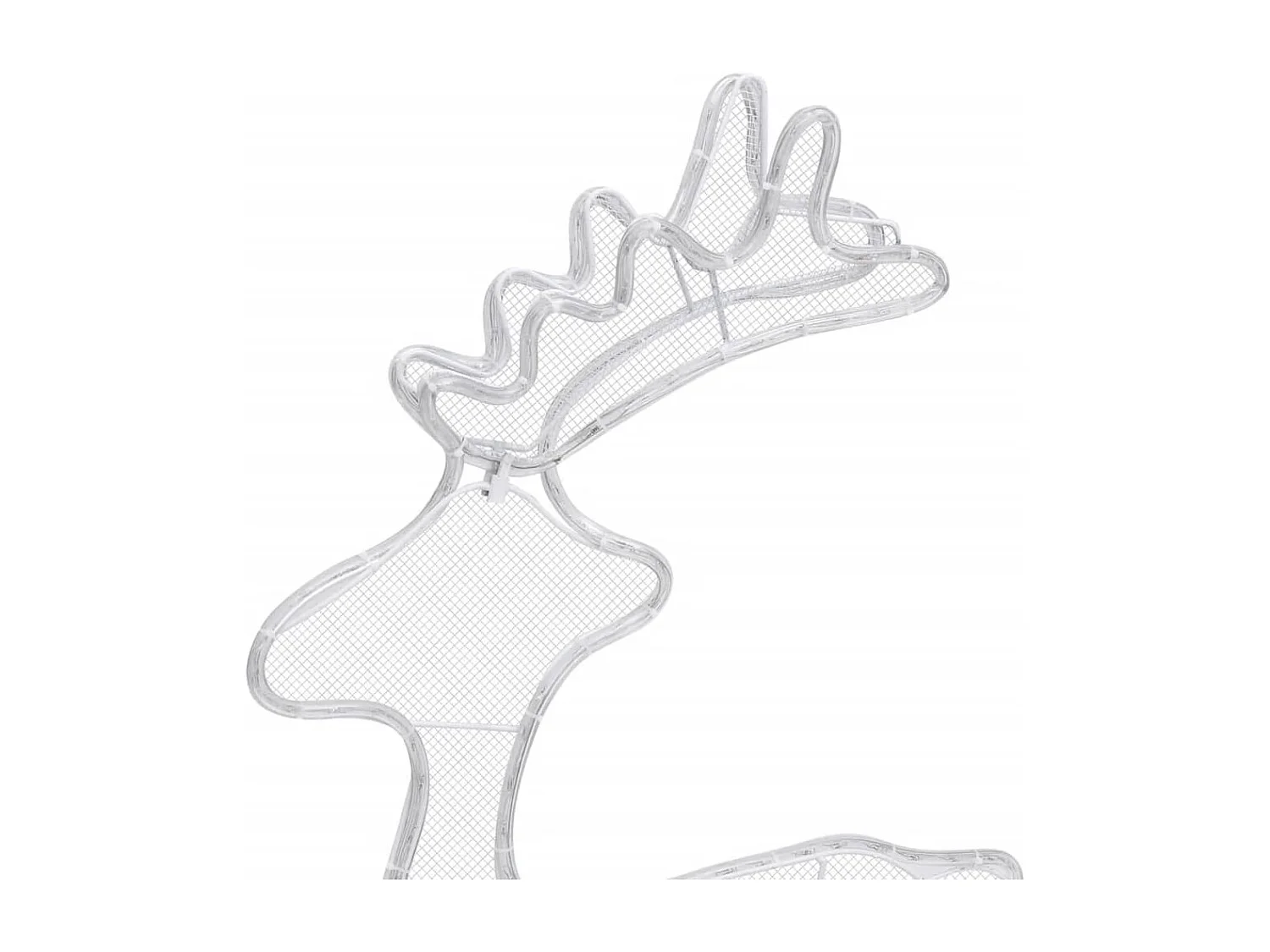Decorazione natalizia Renna con rete 306 LED 60x24x89 cm