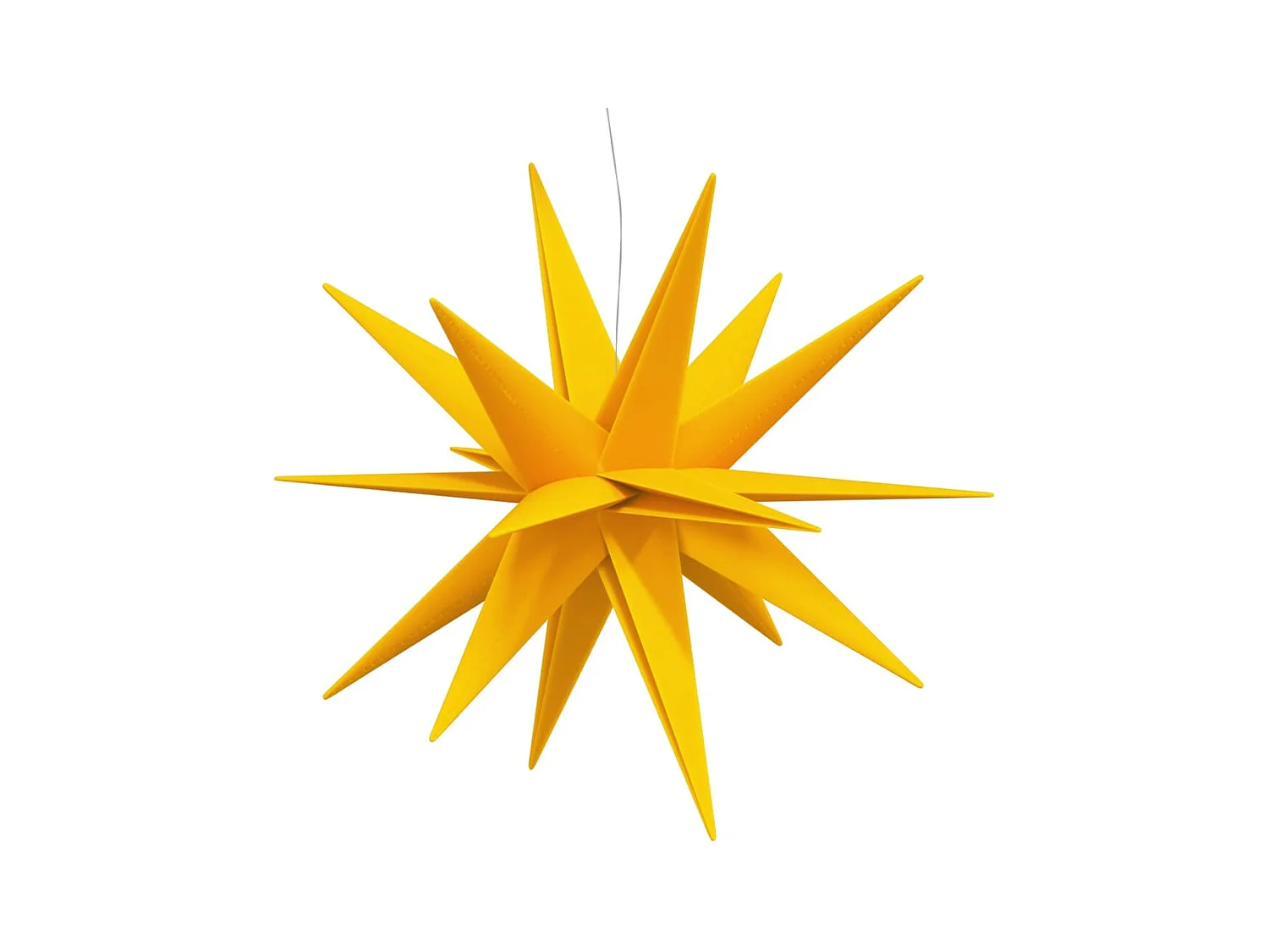 Lumière de Noël avec LED pliable jaune 100 cm