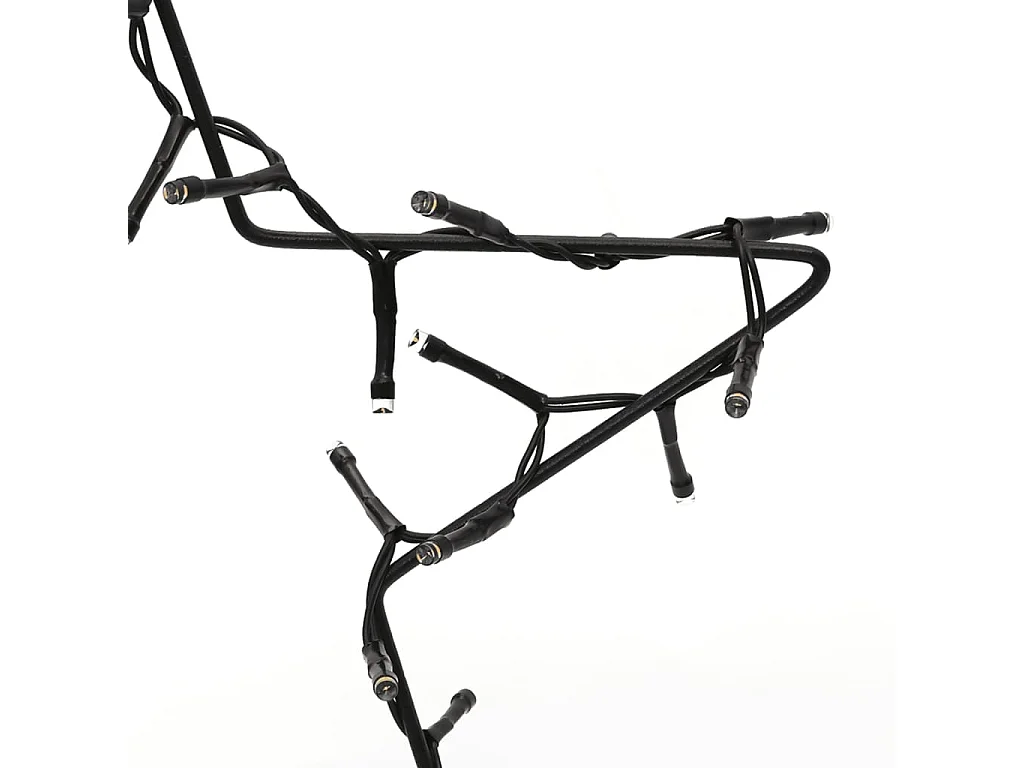 Décoration lumineuse étoile de Noël piquets 3 pcs 50 LED 29 cm