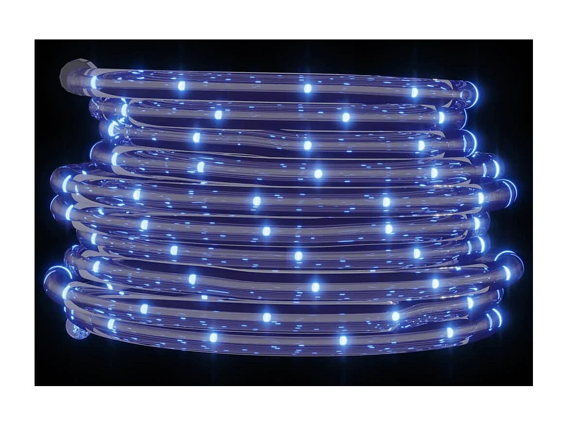 Cabo de luz com 480 LEDs brancos frios 20 m PVC